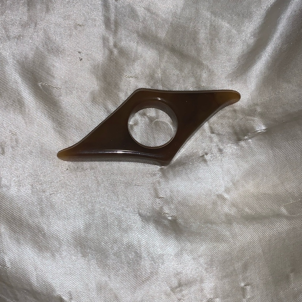 Brown book page holder